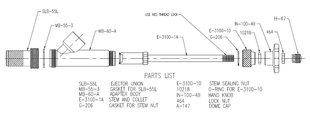 Super Large Bore Inflator Adapter